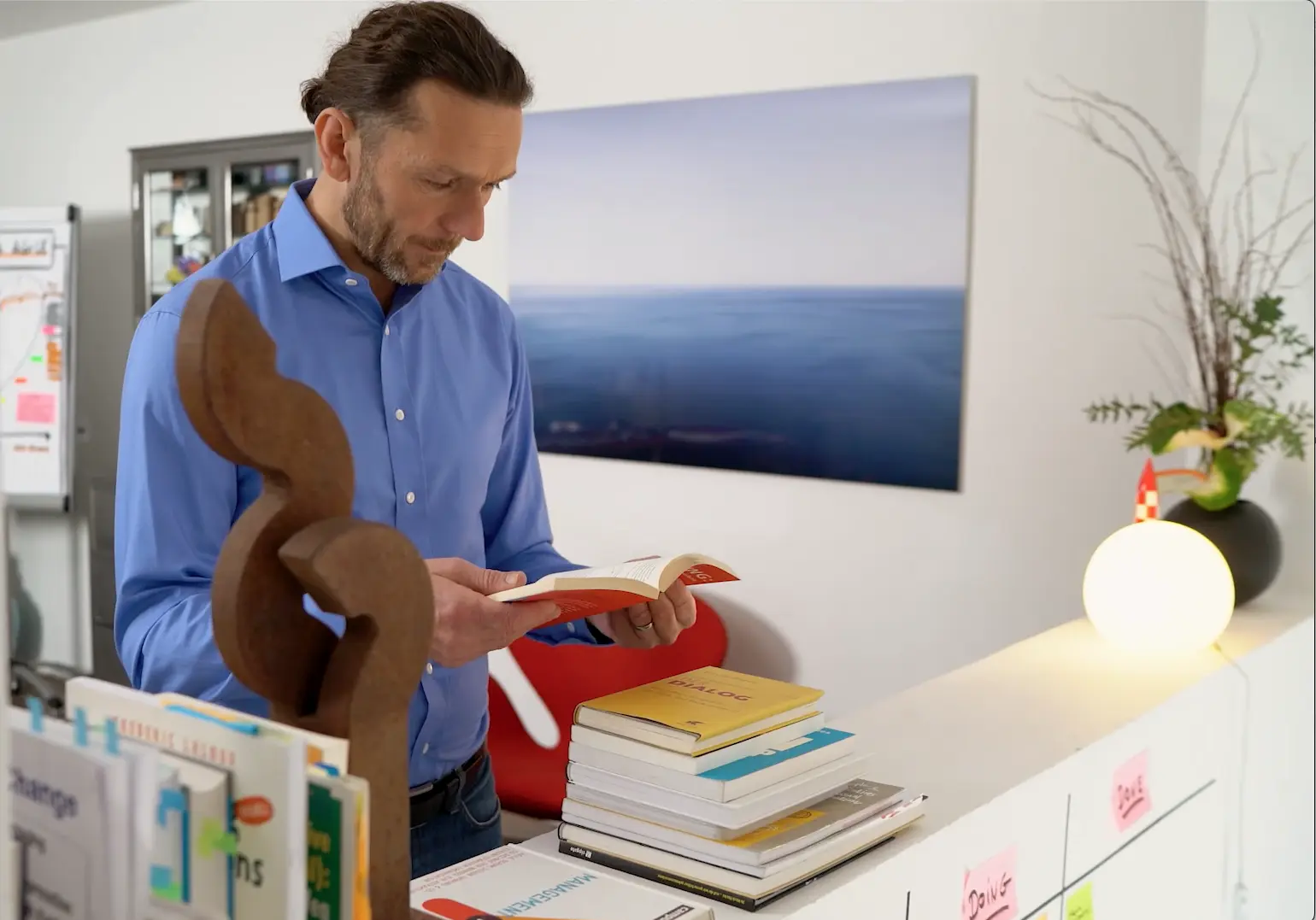 Business Coach bei der Arbeit